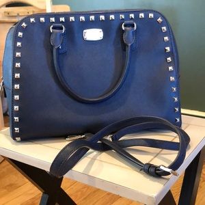 Michael Kors Navy Handbag